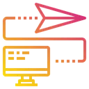 Free Email Sent Transfer Icon