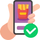 Free Online Food Order  Icon