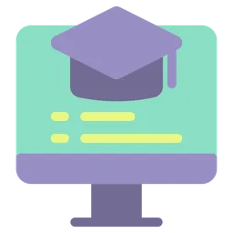 Free Online Graduation  Icon