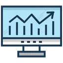 Free Online Graph Online Infographics Bar Chart Icon