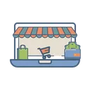 Free Online Store Shop Icon