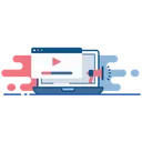 Free Online Video Promotion Icon