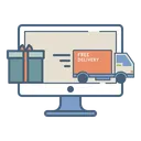 Free Online Marketplace Logistics Icon