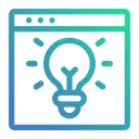 Free Online Learning Idea Online Icon