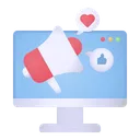 Free Online Marketing Promotion Love Icon