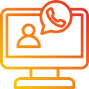 Free Online Meeting  Icon