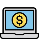 Free Laptop Online Earning Net Banking Icon