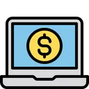 Free Laptop Online Earning Net Banking Icon