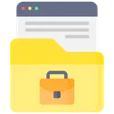Free Online Portfolio Portfolio Job Symbol