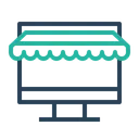 Free Online Shop  Icon