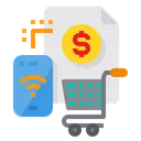 Free Online Shopping Receipt  Icon
