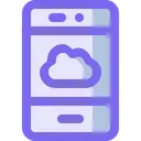 Free Cloud Network Smartphone Icon