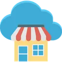 Free Cloud Computing Cloud Shop Cloud Store Icon