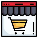 Free Shop Commerce And Shopping Online Store Icon