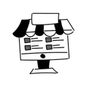 Free Black Monochrome Online Store Illustration Online Store Ecommerce Symbol