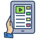 Free Online Study Tablet Mobile Icon