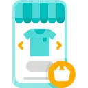 Free Online Tshirt Shopping T Shirt Store Icon