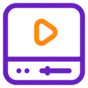 Free Online Video  Icon
