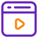Free Online Video Video Streaming Video Icon