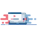 Free Online Video Promotion Icon