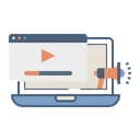 Free Online Video Promotion Icon