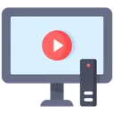 Free Online Video Streaming Video Streaming Television Icon