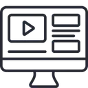 Free Online Video Streaming Online Video Video Streaming Icon