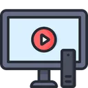 Free Online Video Streaming Video Streaming Television Icon