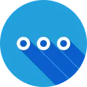 Free Redondo Circulo Cuadricula Icono