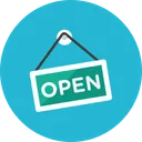 Free Open Sign Icon