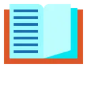 Free Open Book Library Reading Icon