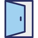 Free Close Door Exit Icon