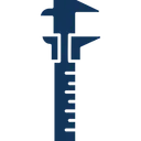 Free Mechanic Plumbing Vernier Caliper Icon