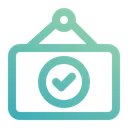 Free Open Open Sign Tag Icon