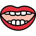 Free Open Mouth Laugh Smile Icon