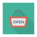 Free Open signboard  Icon