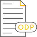 Free Openoffice Impress Presentation File Icon