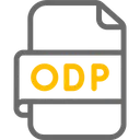 Free Openoffice Impress Presentation File Icon