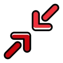 Free Opposite Arrow Arrows Icon