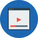 Free Video Marketing Pagina Icono