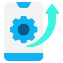 Free Enlaces Internos Tamano De Pantalla Consulta De Medios Icono