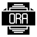Free Ora File Type Icon