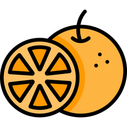 orange home icons for website