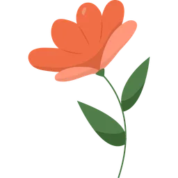 Free Orange flower  Icon