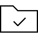 Free Ordner Prufen Symbol