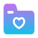 Free Ordner Herz Liebe Ordner Icon