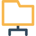 Free Ordnervernetzung Ordner Informationssystem Symbol