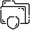 Free Verzeichnis Ordner Schutzen Symbol