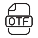 Free Otf  Icon