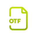 Free Otf File Document Icon